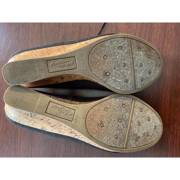 Dexflex comfort black open toe shoes size 7 - Picture 7 of 7